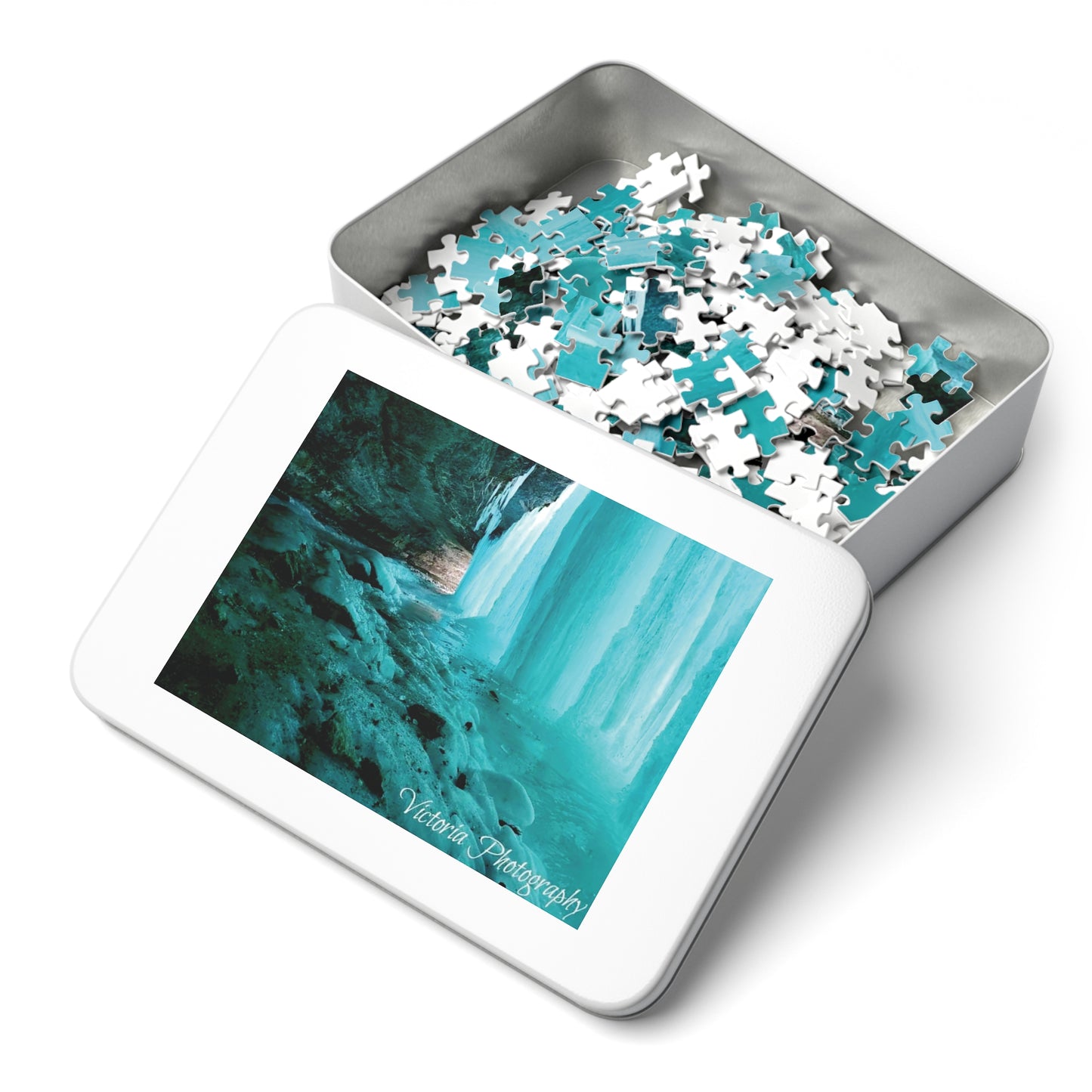 Falling into Blue Jigsaw Puzzle (110 and 252-Piece)
