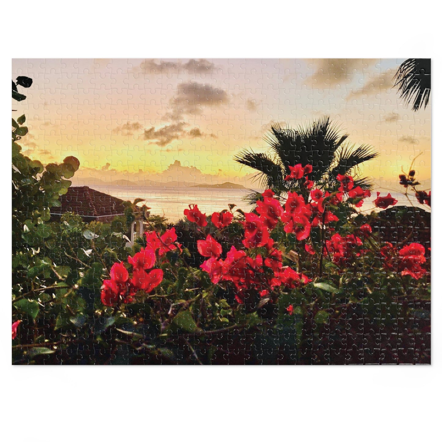 Island Sunset Jigsaw Puzzle (110 and 252-Piece)