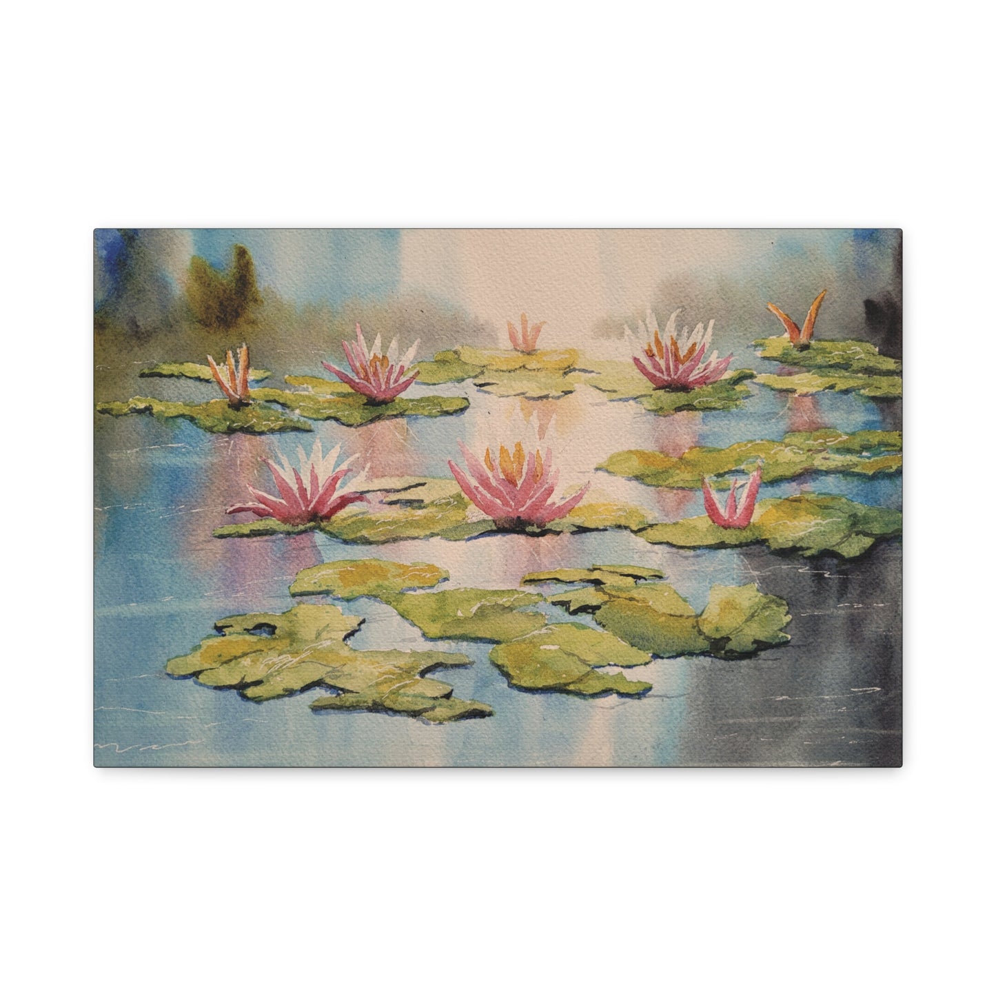 Meet Me at Falling Star Pond Matte Canvas, Stretched, 1.25". Available in sizes 10” x 8”-20” x 16”