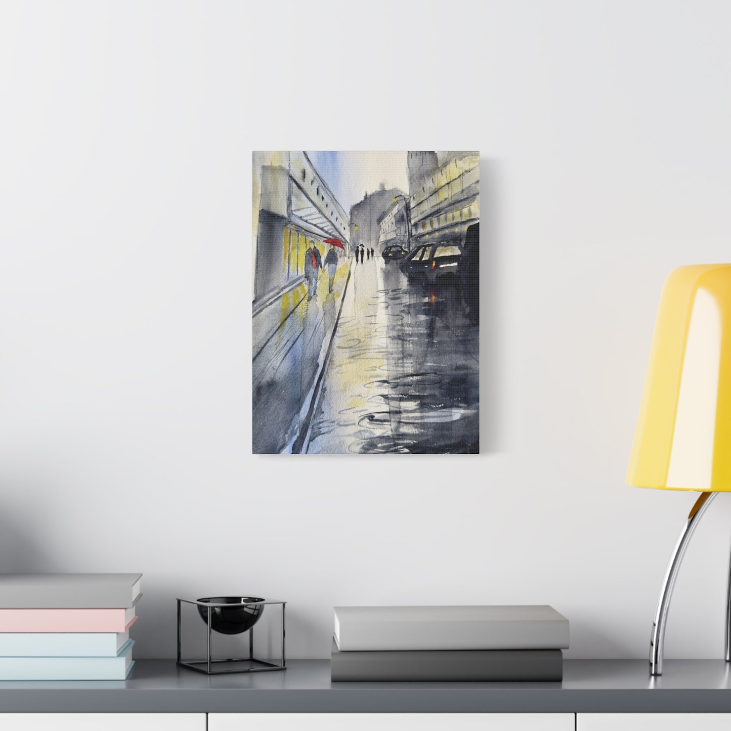 Rainy Day Romance Matte Canvas, Stretched, 1.25". Available in sizes from 8" x 10"-24" x 32"