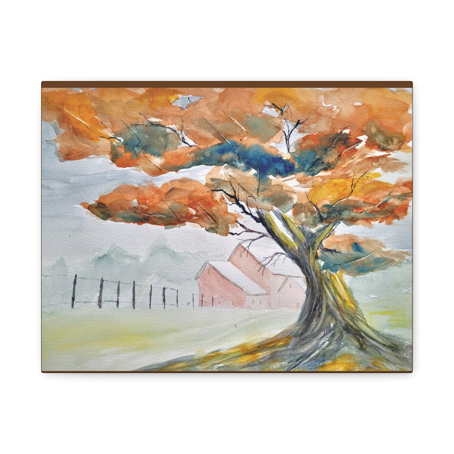 Autumn Oak Matte Canvas, Stretched, 1.25". Available in sizes 10” x 8”-20” x 16”