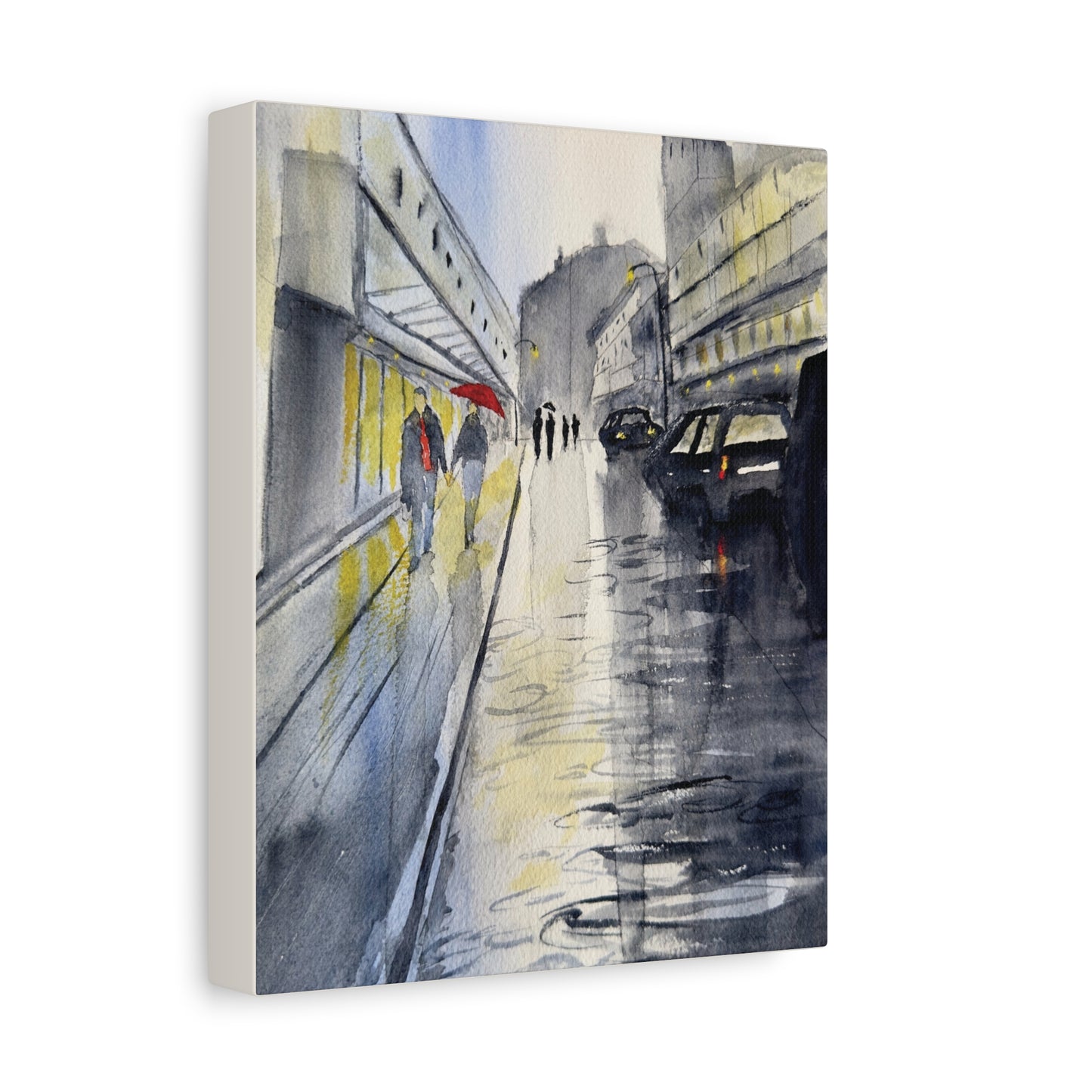 Rainy Day Romance Matte Canvas, Stretched, 1.25". Available in sizes from 8" x 10"-24" x 32"