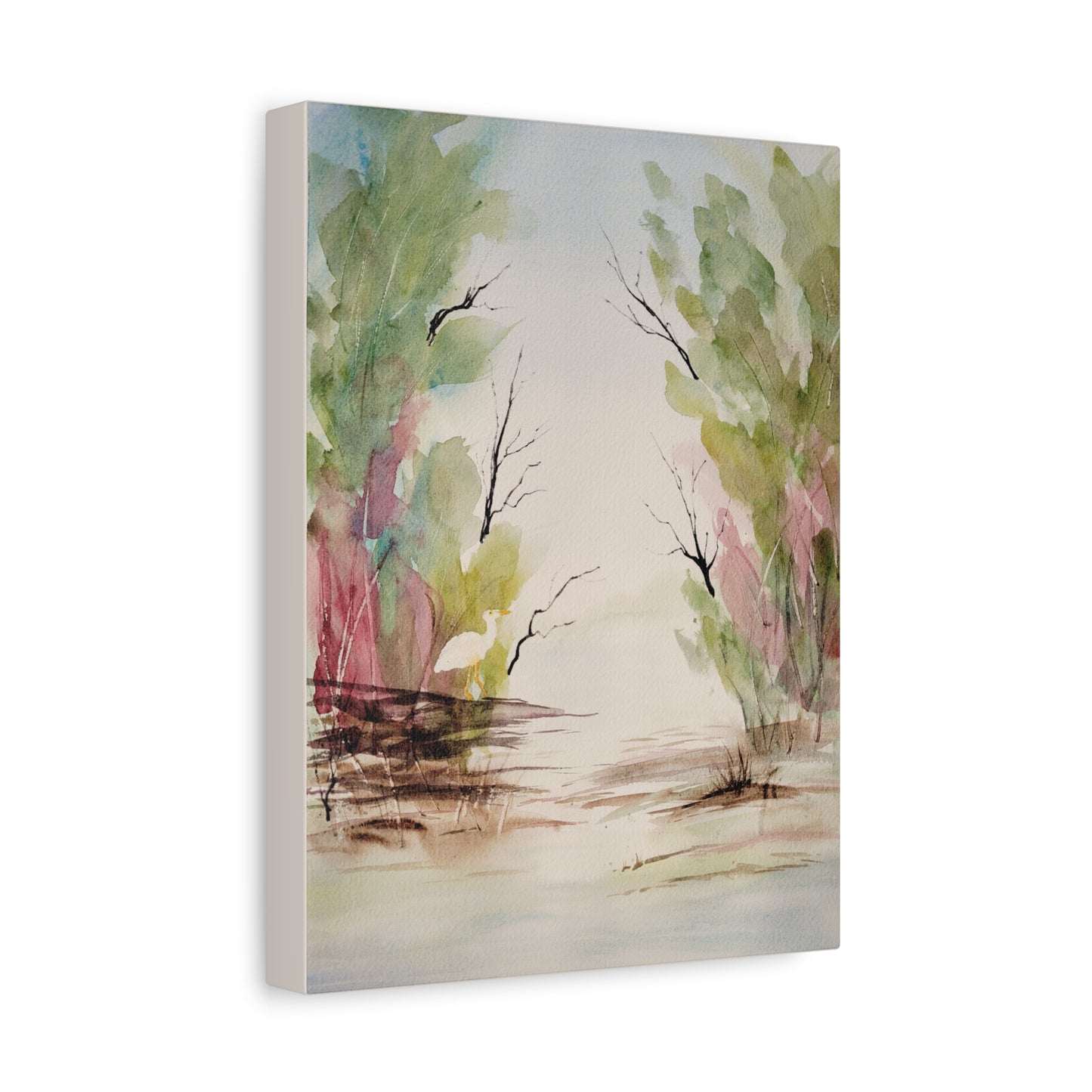 Rendering the Light Matte Canvas, Stretched, 1.25". Available in sizes 8” x 10”-18” x 24”
