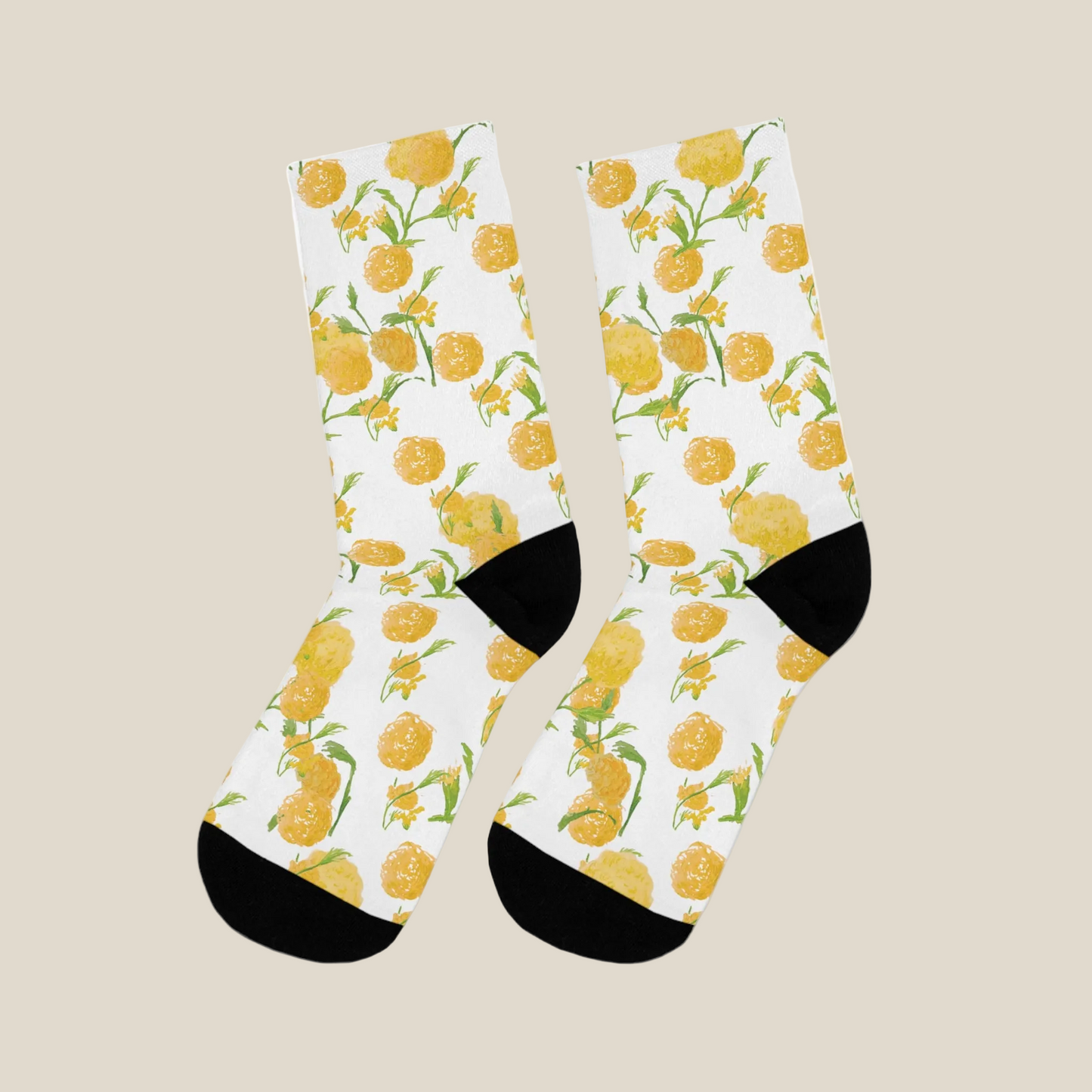 Mellow Marigolds Recycled Poly Socks