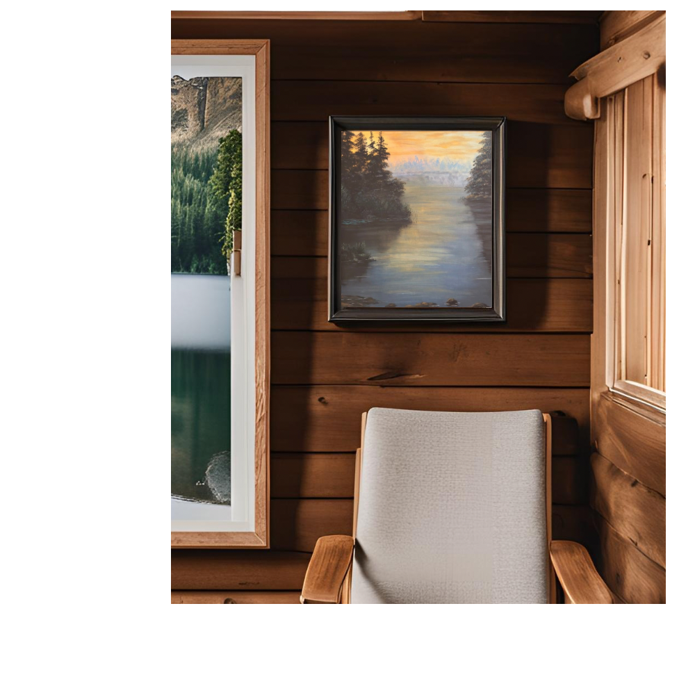 Peaceful Northwoods Lake Fine Art Print. Instant Printable & Digital Art Download. Available in sizes up to 16” x 20”