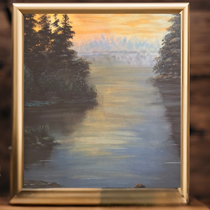 Peaceful Northwoods Lake Fine Art Print. Instant Printable & Digital Art Download. Available in sizes up to 16” x 20”