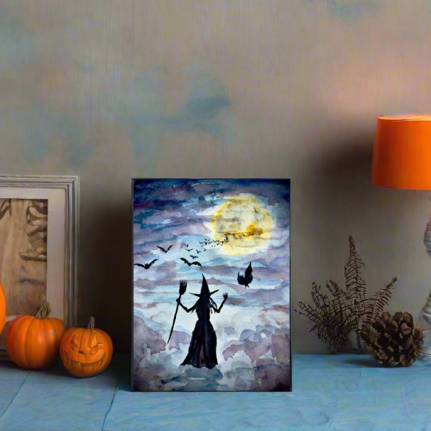 Be Witching. Instant Printable & Digital Art Download.