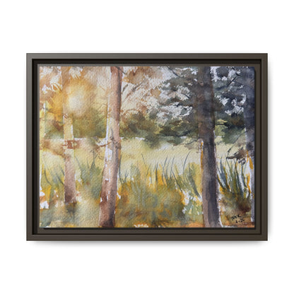 Golden Hour — Framed Matte Canvas