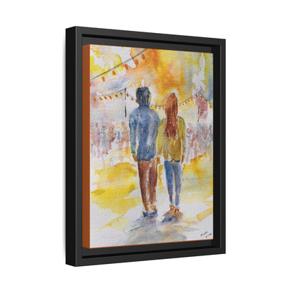Festive At The Fair Matte Canvas, Framed (Black or Espresso). Available in sizes from 8”x10”-20”x30”