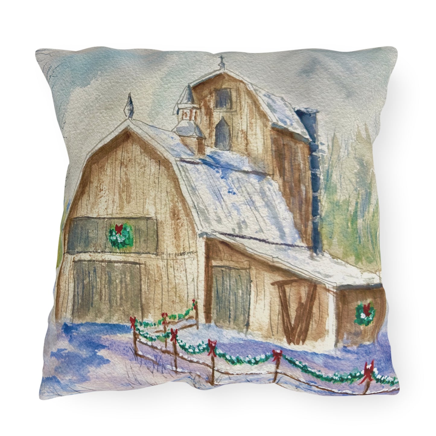 Ready For The Season Pillows. Available in sizes from 16” x 16”-20” x 20”