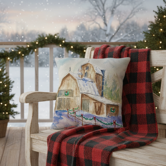 Ready For The Season Pillows. Available in sizes from 16” x 16”-20” x 20”