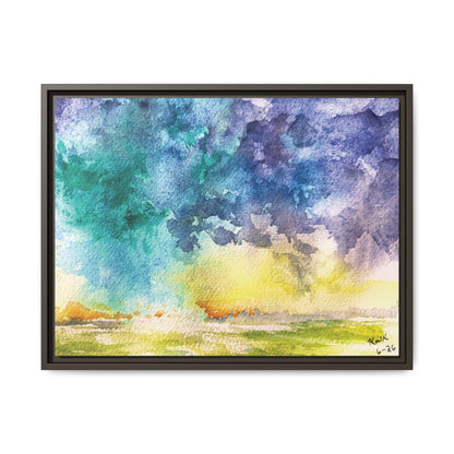 Beyond The Dryline Matte Canvas, Framed (Black or Espresso). Available in sizes from 10”x8”-30”x24”