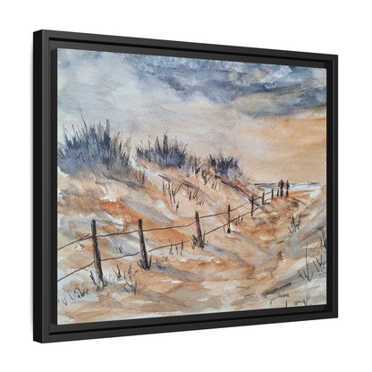 Moonrise Matte Canvas, Framed (Black or Espresso). Available in sizes from 10”x8”-24”x18”