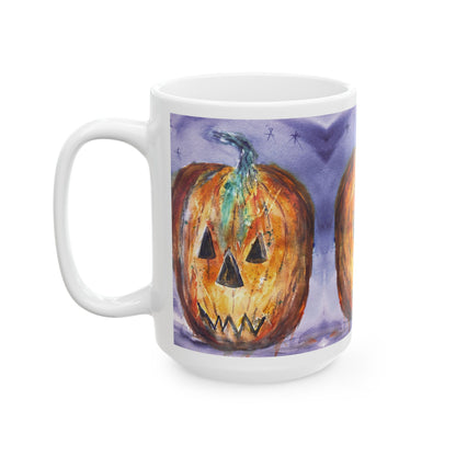 Playfully Spooky Ceramic Mug, (11oz, 15oz)