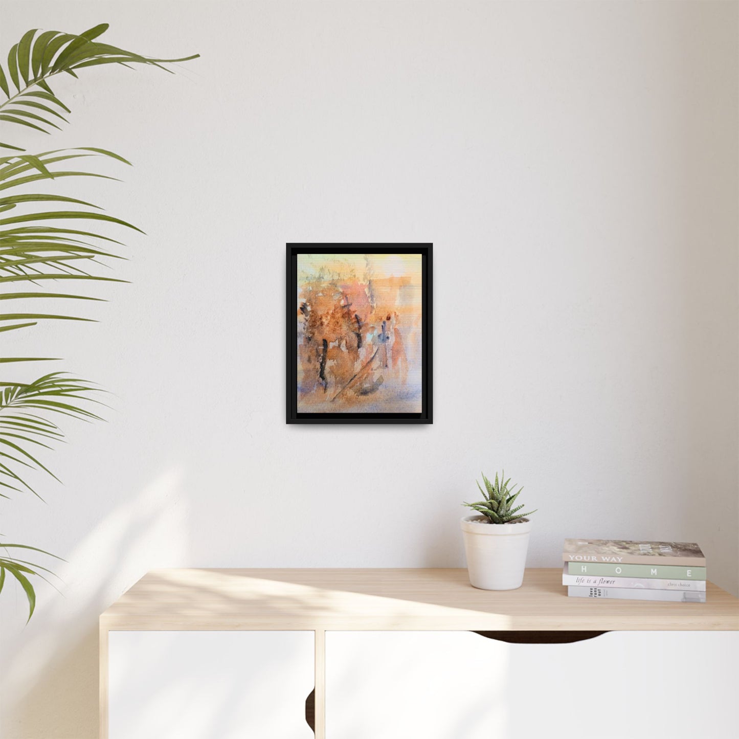 The Explorer Matte Canvas, Framed (Black or Espresso). Available in sizes 8”x10”-18”x24”