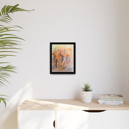 The Explorer Matte Canvas, Framed (Black or Espresso). Available in sizes 8”x10”-18”x24”