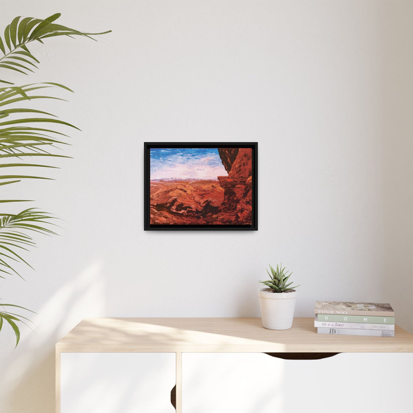 Red Rocks, Framed (Black or Espresso). Available in sizes from 10”x8”-18”x12”