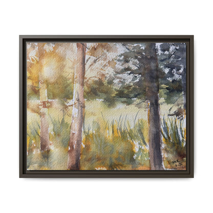Golden Hour — Framed Matte Canvas