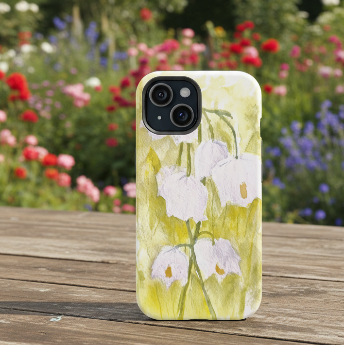 Lily in Repose Magnetic Tough Case. Available for Assorted iPhone Models