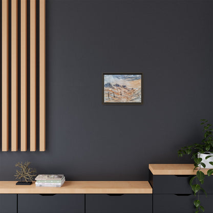 Moonrise Matte Canvas, Framed (Black or Espresso). Available in sizes from 10”x8”-24”x18”