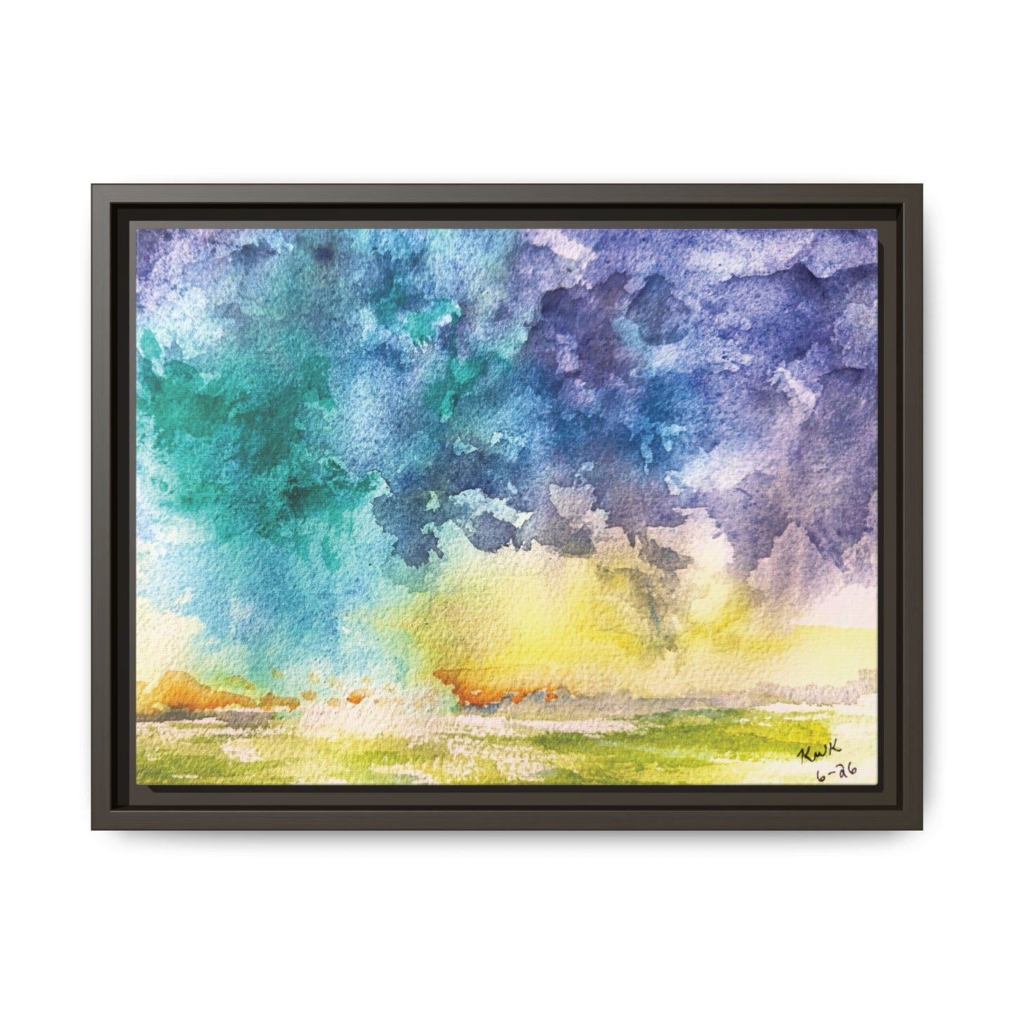Beyond The Dryline Matte Canvas, Framed (Black or Espresso). Available in sizes from 10”x8”-30”x24”