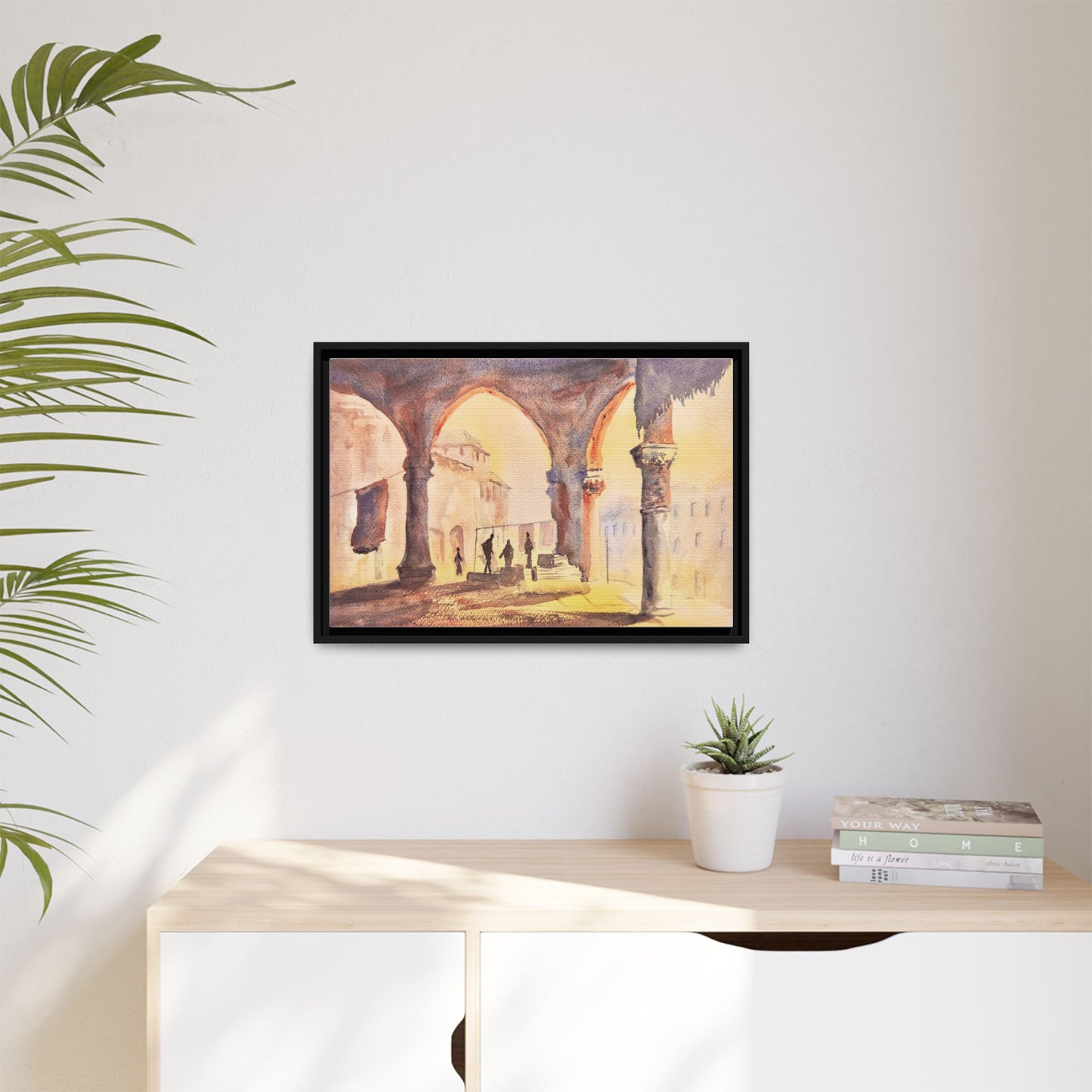 The Carpet Merchant, Framed (Black or Espresso). Available in sizes from 10”x8”-32”x24”