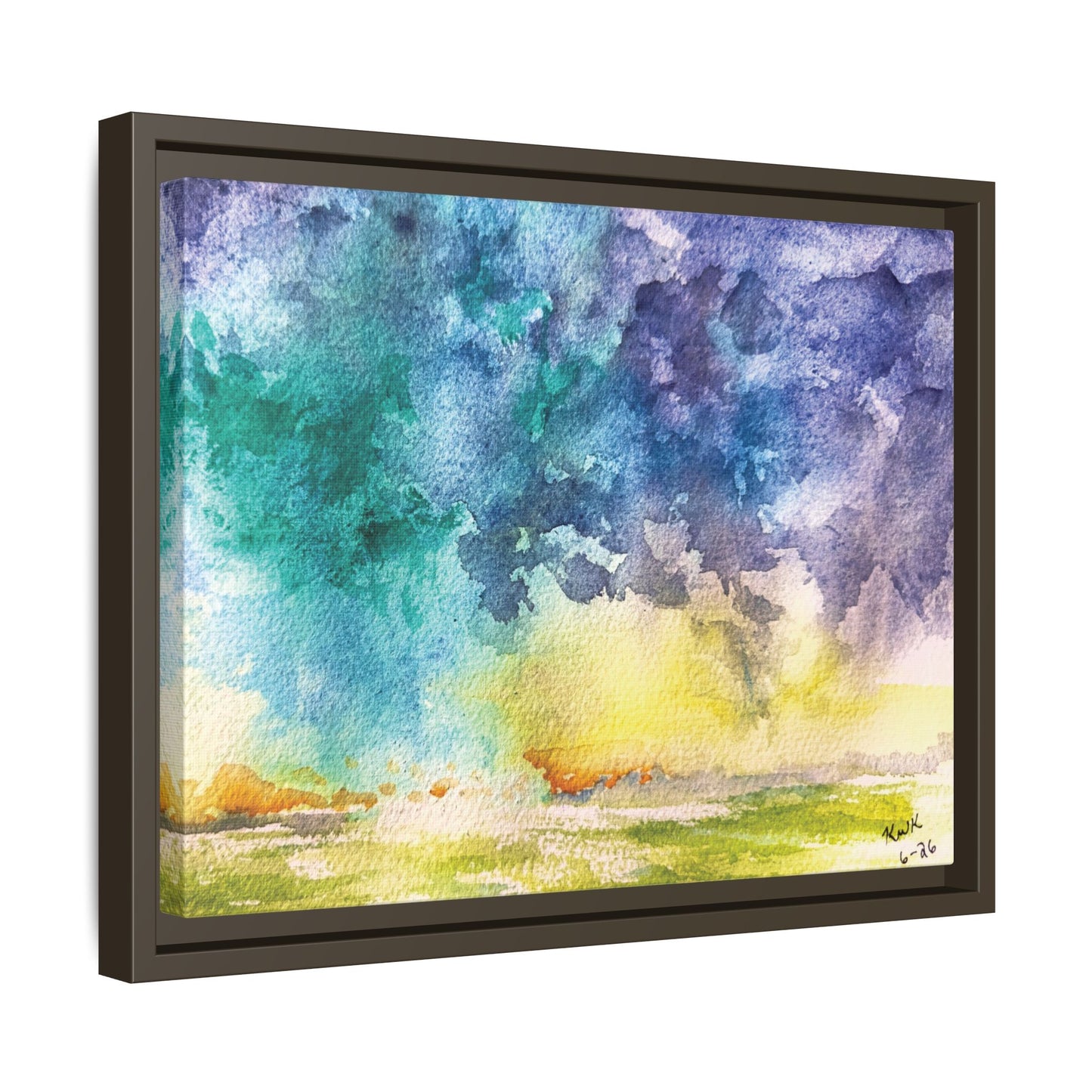 Beyond The Dryline Matte Canvas, Framed (Black or Espresso). Available in sizes from 10”x8”-30”x24”