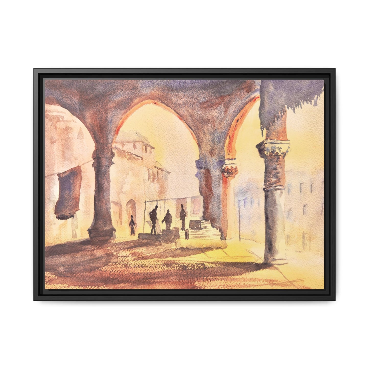 The Carpet Merchant, Framed (Black or Espresso). Available in sizes from 10”x8”-32”x24”