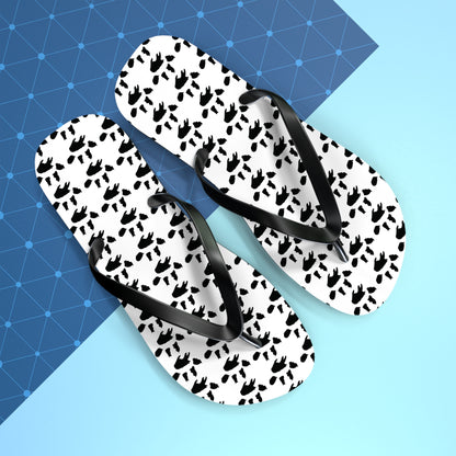 Kitty Paw Flip Flops