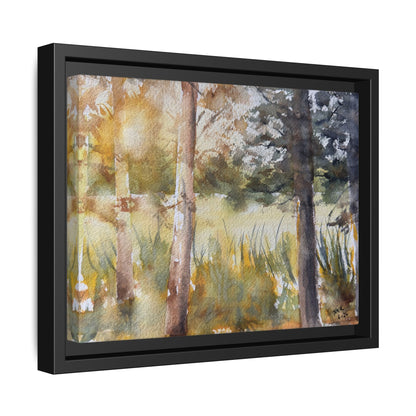 Golden Hour — Framed Matte Canvas
