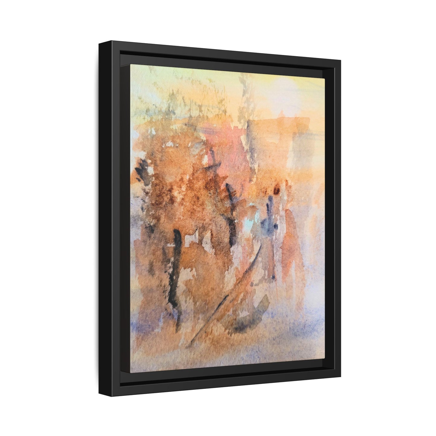 The Explorer Matte Canvas, Framed (Black or Espresso). Available in sizes 8”x10”-18”x24”