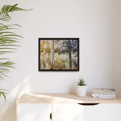 Golden Hour — Framed Matte Canvas
