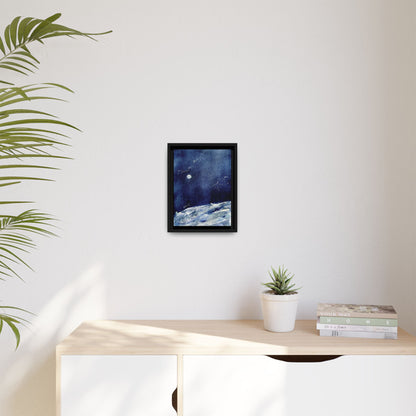 Where’s Artemis Matte Canvas, Framed (Black or Espresso). Available in sizes 8”x10”-12”x16”