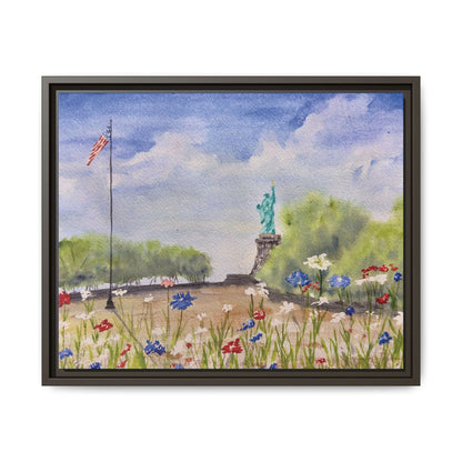 Looking for Liberty, Framed (Black or Espresso). Available in sizes from 10”x8”-24”x18”