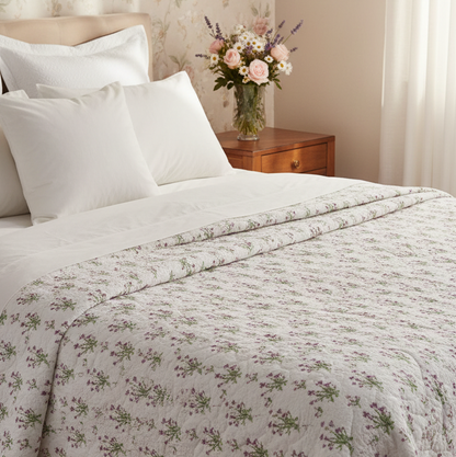 Velveteen Plush Blanket Featuring Purple Irises. Available in sizes from 30” x 40”-60” x 80”