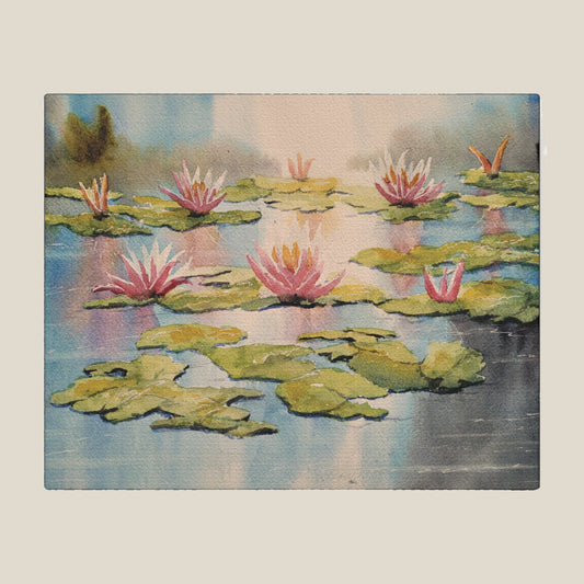 Meet Me at Falling Star Pond Matte Canvas, Stretched, 1.25". Available in sizes 10” x 8”-20” x 16”