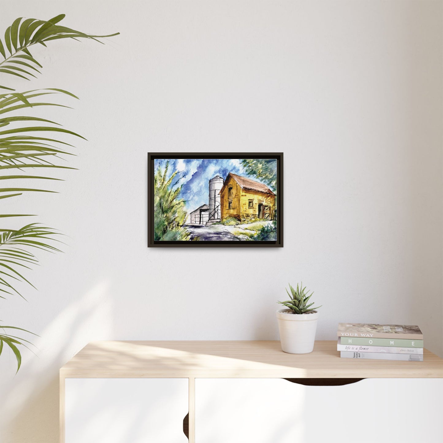 Ye Olde Barn, Framed (Black or Espresso). Available in sizes from 10”x8”-32”x24”