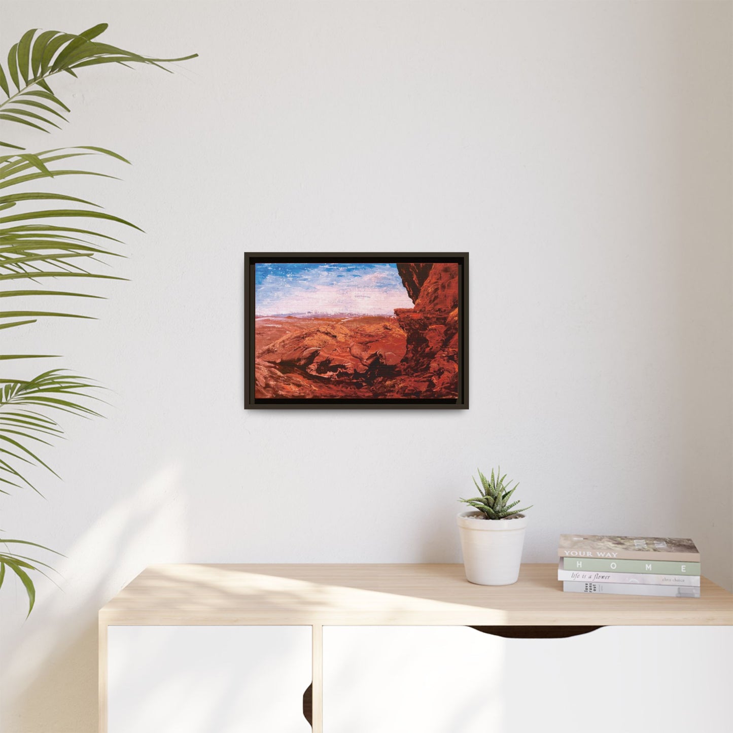 Red Rocks, Framed (Black or Espresso). Available in sizes from 10”x8”-18”x12”