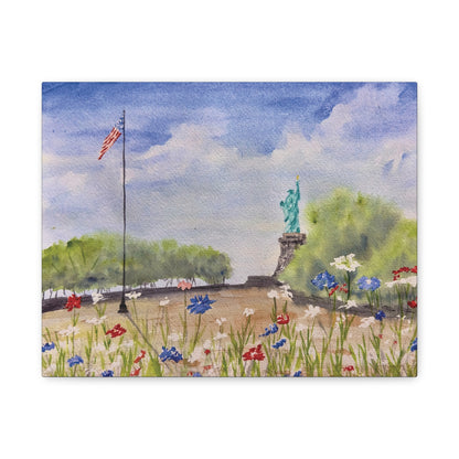 Looking for Liberty Matte Canvas, Stretched, 1.25"