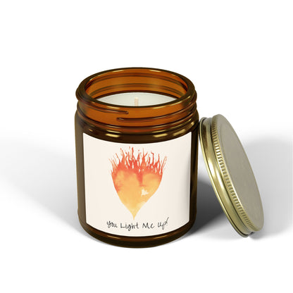 You Light Me Up Candle, Coconut Apricot Wax (9 oz.)