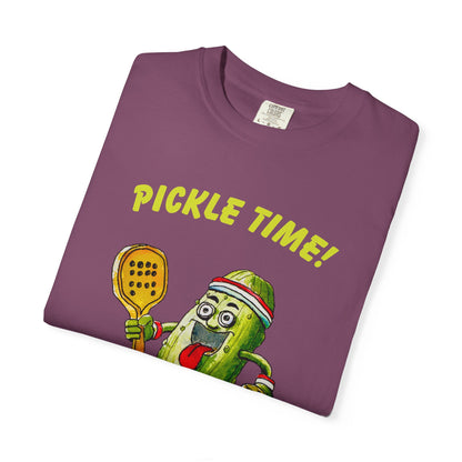 Pickle Time! Unisex Garment-Dyed T-shirt (Dark Colors). Available in sizes S-4XL, 16 colors.