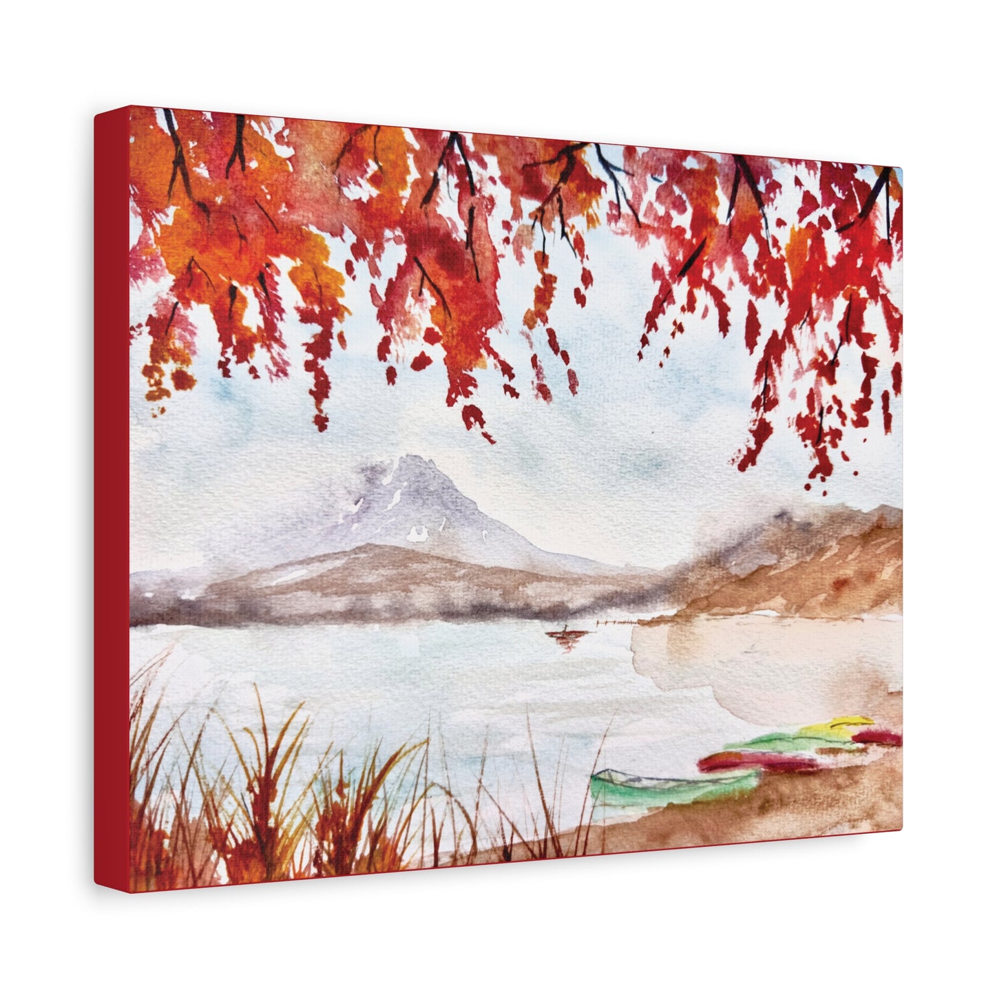Falling For Fuji Matte Canvas, Stretched, 1.25". Available in sizes 10” x 8”-16” x 12”