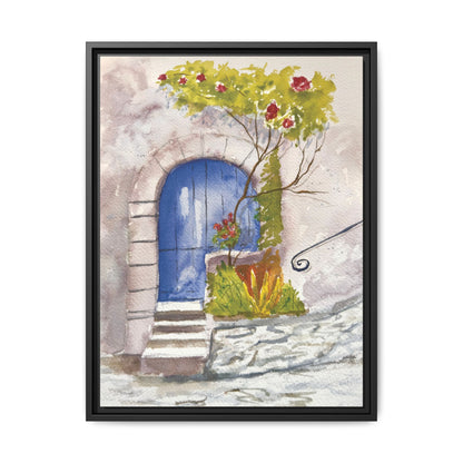 Blue Door, Framed (Black or Espresso). Available in sizes from 8”x10”-24”x32”