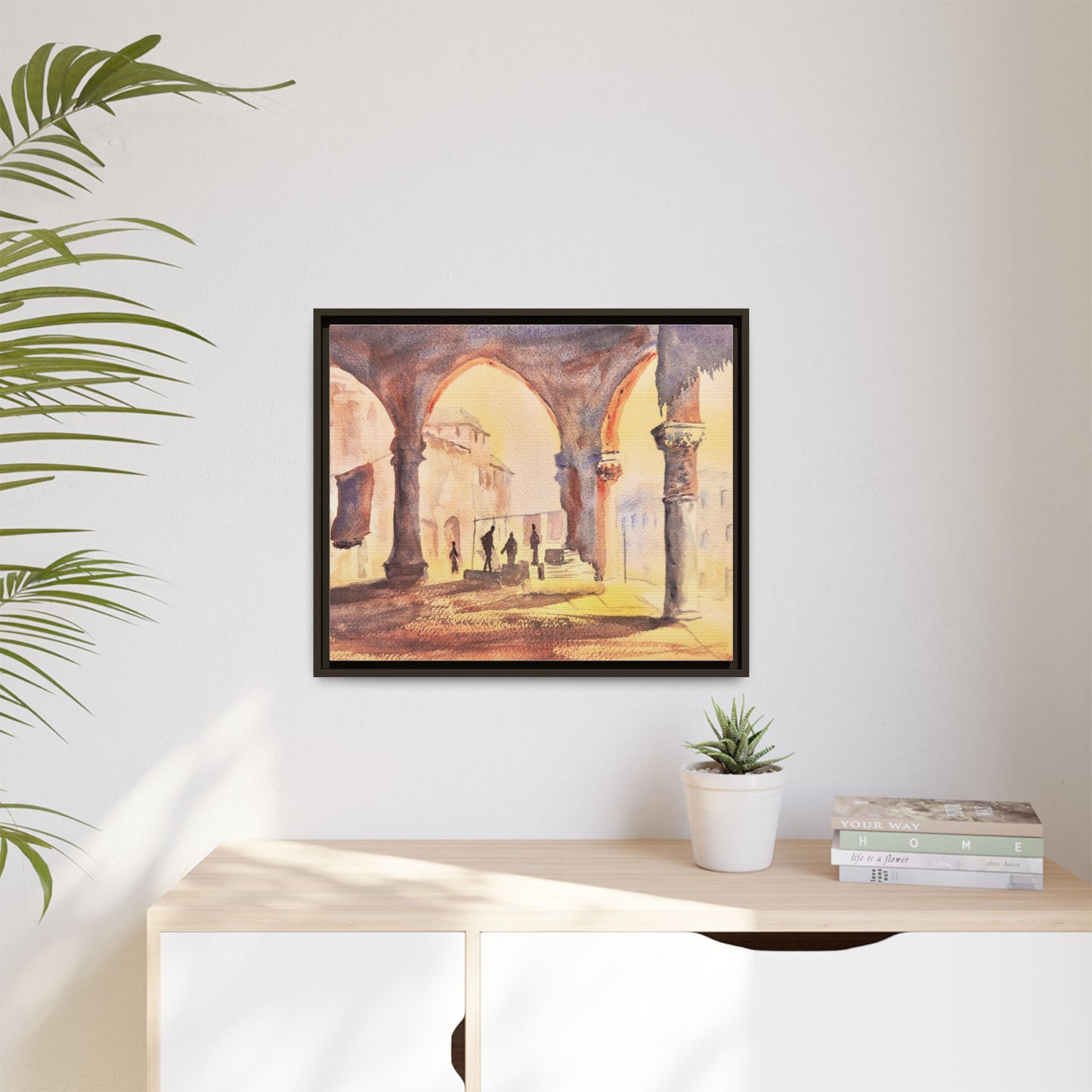 The Carpet Merchant, Framed (Black or Espresso). Available in sizes from 10”x8”-32”x24”