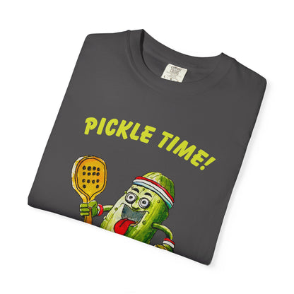 Pickle Time! Unisex Garment-Dyed T-shirt (Dark Colors). Available in sizes S-4XL, 16 colors.