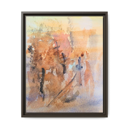 The Explorer Matte Canvas, Framed (Black or Espresso). Available in sizes 8”x10”-18”x24”