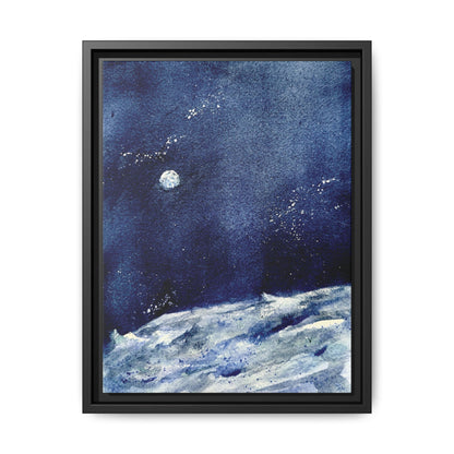 Where’s Artemis Matte Canvas, Framed (Black or Espresso). Available in sizes 8”x10”-12”x16”