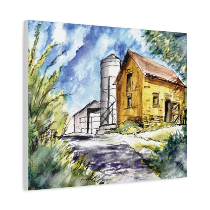 Ye Olde Barn Matte Canvas, Stretched, 1.25". Available in sizes 10” x 8”-24” x 20”