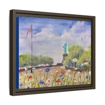 Looking for Liberty, Framed (Black or Espresso). Available in sizes from 10”x8”-24”x18”