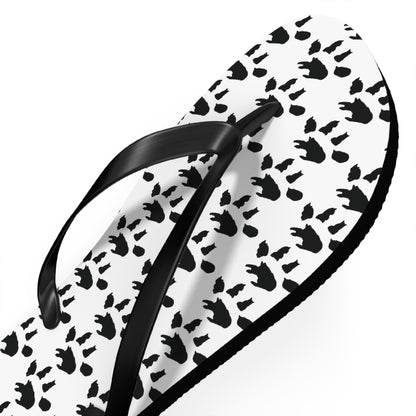 Kitty Paw Flip Flops